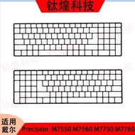 Suitable for Dell Precision 7550 7560 7750 7760 Keyboard Frame Black 0XPPM7