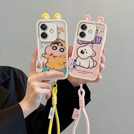 Dermatoglyphic casing Suitable for OPPO A3 4G, A3 5G, A3x 4G, A3x 5G, A5i Ins Anime shockproof Lens 