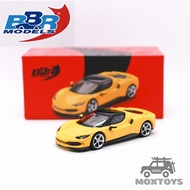 BBR 1:64 296 GTB Giallo Modena Yellow Diecast model car
