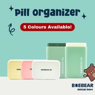 Baebear Pillbox (White / Pink / Yellow / White Green / Dark Green) | Medicine Pill Box | Storage Box