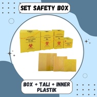 Safety Box 2.5L, 5L, 8L, 12.5L Medical Waste Box Medical Safety Box Medical Waste Box Biohazard Medi
