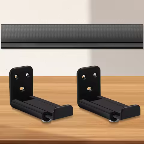 For Samsung Vizio LG Sound Bar Mounting Bracket Universal Soundbar Speaker Wall Holder Anti-Drop Dry