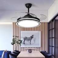 72W 42'' Ceiling Fan With Light Fan Kipas siling Ceiling Fan Light Invisible Fan Light AC Motor 6 Sp