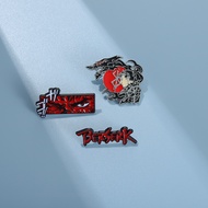 Berserk Enamel Pins Red Nordic Sign Brooches Berserk Guts Behelit Lapel Brooch Badges Anime Pin Jewe