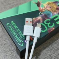 HP 100% original infinix 45w Type C fast charging data cable that came with the cellphone Type C Cab