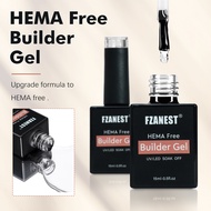 FZANEST HEMA FREE BIAB Hard Gel In A Bottle Low Heat Uv Nail Extension Clear Builder Moing Leveg Str
