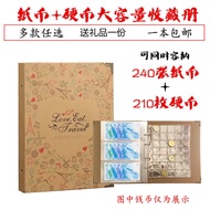 Large Capacity Coin Book Banknote Collection Book Commemorative Coin RMB Commemorative Banknote Stamp Coin Ancient Coin Empty Book zeze888.sg 5.28