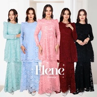 [NEESTYLE] ELENE KURUNG  • Baju Raya 2024 Baju Kurung Moden Full Lace Fully Lining Sedondon Ibu Anak Baju Kurung Tunang Nikah Sanding