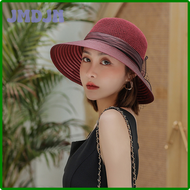 JMDJN Ladies Summer Flower Organza Straw Sun Hat Wide Brim Anti-UV Floral Beach Sun Hat Foldable Outdoor Sun Hat DHERB