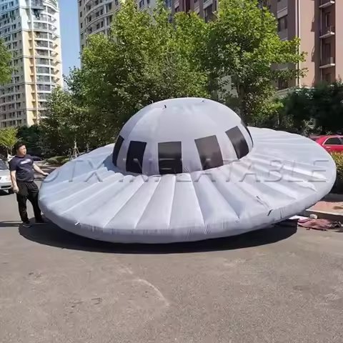 Decorative Props Giant Alien Inflatable UFO Flying Saucer Balloon Inflatable UFO Spaceship Spaceshut