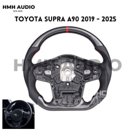 TOYOTA SUPRA A90 2019-2025 CARBON FIBER STEERING WHEEL TOYOTA SUPRA CARBON FIBER STEERING WHEEL