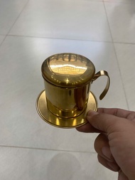 [HCM]Phin Cà Phê INOX  Mạ Vàng Cao Cấp Ti Vặn