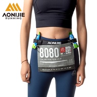AONIJIE E4076 Outdoor Running Waist Belt Triathlon Marathon Race Number Belt With Gel Holder Cloth B
