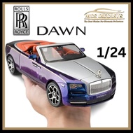 1:24 Rolls Royce Dawn Alloy Car Diecast Rolls Royce Toy Car Rolls Royce Collection 1/24 Diecast