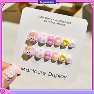 BUYMEZ  Children Nail Stickers Children Party Nail Decorations 12pcs Cute Cartoon Nail Art Stickers 