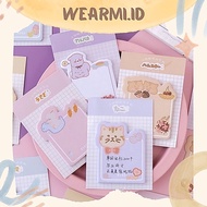 30 Sticky Sheets Animal Bear Rabbit Cat Alpaca Scrapbook Bujo Journal DIY Wearmi