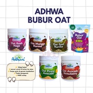 Adhwa Baby Food Oat Bubur Makanan Bayi 6 Bulan Avocado Strawberry Pisang Buah Naga Mangga Epal Kurma