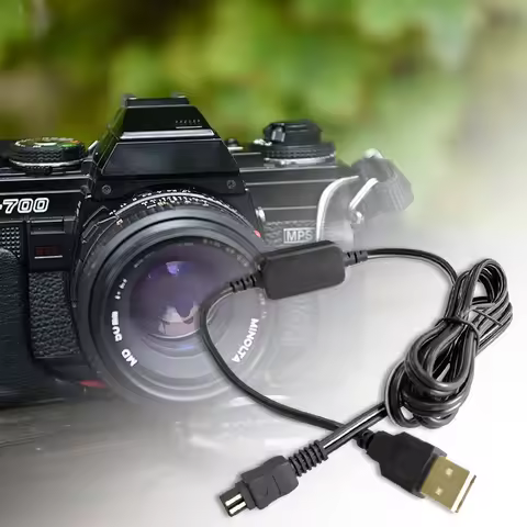 1 PC USB Adapter Power Cable AC-L25A AC-L25B AC-L25C AC-L200 USB Charger Cable for Sony NEX-VG20H NE