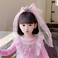 Bộ Trang Phục Công Chúa Elsa Phụ Kiện Tóc Vòng Cổ Vòng Tay Thanh Ma Thuật Vương Miện Băng Giá Cho Tr