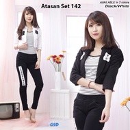 Top set 142/ top blouse top / blouseWanita / blouse cardi blouseWanita / cardigan suit selling girls