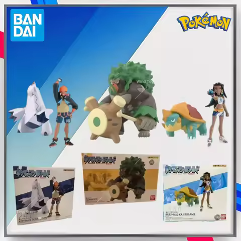 Bandi Scale Original World Pokemon Rillabom Nessa Ednaw Kibánaw Duráludon Figures of Annime Toys for