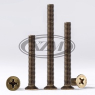 [XZM] Brass Screw Phillips Countersunk Head Screw Flat Head Copper Screw Accessories M2M2.5M3M4M5