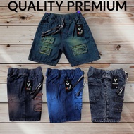 KATUN 3 Pcs Ripped Children's Jeans Shorts 3/s Thick Cotton Jeans