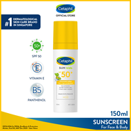 CETAPHIL Sun Kids SPF50+ Liposomal Lotion Sunscreen 150ml [For Sensitive Skin Face & Body] with Vita