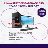 PC Desktop Libera Stryder G6400 4GB SSD 256GB (19) WIN 11 PRO 1Y