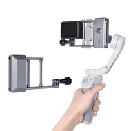 For DJI OM 6/Osmo Mobile 6/5 Mount Plate Adapter Handheld Gimbal Stabilizer For Gopro 11/10/9/8 DJI Action 4/3 Camera Accessories