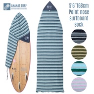 【Big-Sales】 Ananas Surf 5'6  168 Cm Surfboard Sock 5 Ft. 6in.point Nose Soft Cover Bag Wakesurf Foil