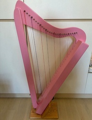 Harpsicle Harps 粉紅色26弦無手制式豎琴（包調音匙、琴袋、琴架）