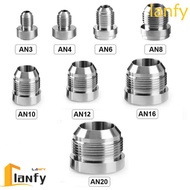LANFY Straight Male Weld Fitting Adapter, External Thread AN4-AN20 Silver Male Aluminium Weld, High 