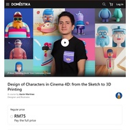 3d Print Video Course-Design of Characters in Cinema 4D: from the Sketch to 3D Printing | 3d print