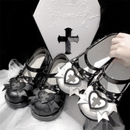 Sweet Cool Girl Lolita Shoes - Gothic Punk Leather Small
