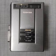 TOSHIBA KT-4222 卡式收音機隨身聽（故障不通電）