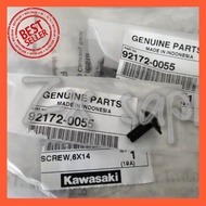 ℗ Screw 6x14 92172-0055 for Kawasaki ZX 130 Motor Parts