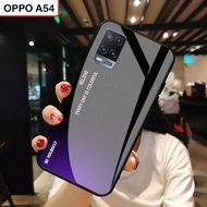 OPPO A54 - Softcase Glass Kaca - Colour Full - S27 - Casing Hp - OPPO A54 - Pelindung hp-Case Handphone - SoftCase Oppo A54 -