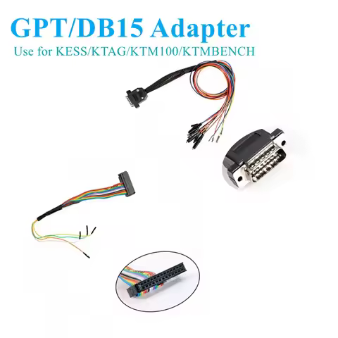 DB15 MED17-EDC17 Adapter 14P 600KT02 F32GN037C ECU Connector Use For KT-AG/BENCH