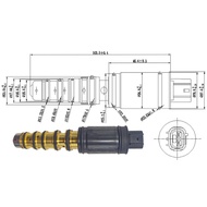 AC A/C Compressor Control Valve For Toyota corolla Camry RAV4 AC Compressor Control Valve Valvula To