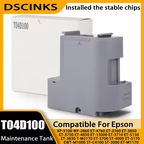 T04D1 T04D100 Ink Maintenance Box For Epson ET-15000 ET-3750 ET-3760 WF-2860 ET-4760 ET-3850 ET-4850