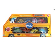 POLI ANIMATED COMBO 8 CARS PLAN SQUAD POLI ROBOCAR RESCUE KIDS' TOYS