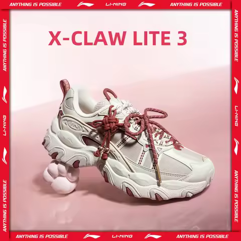 Li-Ning Women's X-CLAW LITE 3 Lifestyle Shoes Lightweight Comfortable Fashionable Shoes LiNing Class