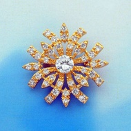 [BH5020] Keronsang Zhulian / Gold Plated Brooch Jewellery