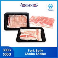 [Omni Frozen] Pork Belly Shabu Shabu (Iberico Pork / Skinless / Skin-on) | 300GM - 500GM/TRAY