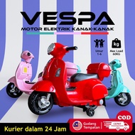 [Playland | Q518] 12V Motor Elektrik Kanak-kanak Skuter Motor Vespa Dicas Semula Scooter Control thr