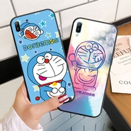 Case For Huawei Y5 Y6 Pro Prime 2018 2019 Y5P Y6P Y6II Silicoen Phone Case Soft Cover Doraemon