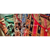 Baju Kelawar Kaftan Batik Sarawak Cotton Ready Stock