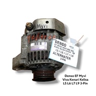 Myvi Old model ORIGINAL USED made in japan Denso 3-Pin Alternator