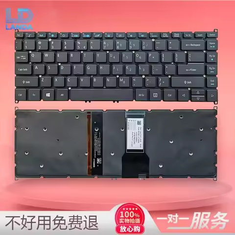 Laptop Keyboard for TravelMate X3410 Series N18I1 TMX3410-M-823G Replacement Keyboard Durable Ergono